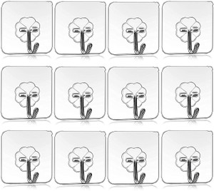RAVARIYA Set of 12 Adhesive Hooks for