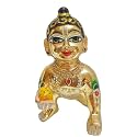 Ravee Gifts Ashta Dhatu Laddu Gopal Brass