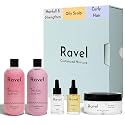Ravel Customized Hair Fall Control &amp; Strengthen Starter Regimen for Oily Scalp &amp; Curly Hair, Customized for Dry/Normal/Oily Hair, 5 Product kit - Shampoo + Conditioner + Mask + Serum + Oil