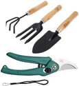 Ravel Flower Cutter & Wooden Handle Garden Tool Kit