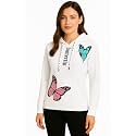 Raves Womens Stylish Printed Hoodie Trendy