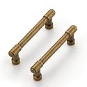 Ravinte Antique Brass Kitchen Pulls Cabinet Handles 3-1/2 Inch 5 Pack