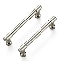Ravinte Brushed Nickel Kitchen Pulls Cabinet Handles 4 Inch 5 Pack
