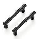 Ravinte Matte Black Kitchen Pulls Cabinet Handles 3-1/2 Inch 5 Pack