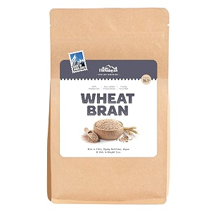 raw himalayas wheat bran unbleached  highly nutritious  rich in fibre  himalayan wheat bran 2