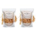 Raw Wildcrafted Gold Sea Moss from St. Lucia, Sun-Dried Whole Leaf Irish Moss, Natural Wild Sea Moss | Makes 120+ oz Gel | 8 oz Bag (Pack of 2)
