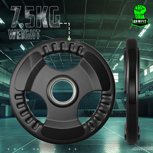 RAWFIT Finger Weight Plates - 7.5Kgx2 Rubber
