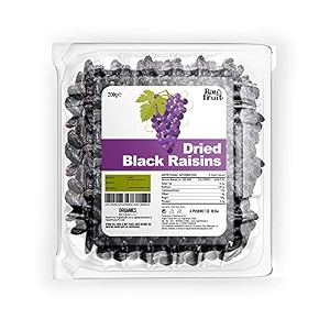 rawfruit premium black raisins dried grapes kishmish 200g by hyperfoods