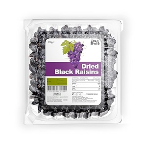 rawfruit premium black raisins dried grapes kishmish 800g by hyperfoods