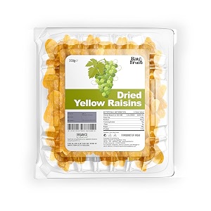 rawfruit premium golden raisins dried grapes kishmish 400g by hyperfoods