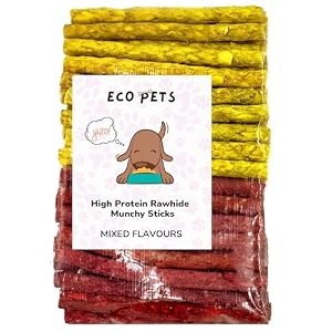 rawhide chew sticks for dogs small - adult dog chew stick munchy stick real mix flavors 900gm dog treats for small dogs protein training chew