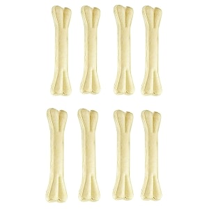 rawhide pressed dog chew bone  10 inches calcium-enriched treat for large dogs  2 kg pack single large bone for adults durable chew for dental health and bone strength