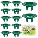 RAWILL 12 Pack Sprinkler Head Protector, Lawn Sprinkler Guard - Green