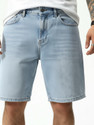 Rawlane Solid Men Light Blue Regular Shorts
