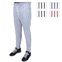 Rawlings Boy's Pro 150 Baseball Pants | Tapered Jogger Fit | Pinstripes