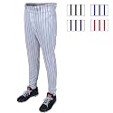 Rawlings Boy's Pro 150 Baseball Pants | Tapered Jogger Fit | Pinstripes