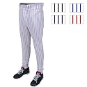 Rawlings Boy's Pro 150 Baseball Pants | Tapered Jogger Fit | Pinstripes
