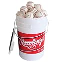 Rawlings | Official League Competition Grade Baseballs | ROLB1X | Game/Practice Use | Youth/14U | Bucket | 24 Count