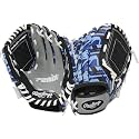 Rawlings Remix Youth Baseball Glove, 9 inch, Basket Web, Left Hand Throw, Blue