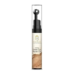 rawls coffee under eye cream for dark circles removals puffiness amp fine lines for women amp men with 360 massage roller enriched with caffeine vitamin c amp e green tea and aloe vera - 15 ml