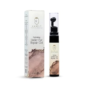 rawls under eye cream for dark circles amp puffiness 15ml  with caffeine vitamin c e green tea amp aloe vera  reduces wrinkles amp fine lines  for men amp women