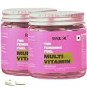 Plant Based Multivitamin Tablets for Women (60 Tablets), 24+ Food Based Vitamins, Minerals and Herbs to Boost Energy, Mood, Bone Strength, Immunity, Aging, Balance Hormones and Better Sleep
