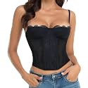Raxnode Lace Bustier Corset Tops for Women