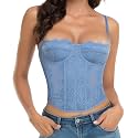 Raxnode Lace Bustier Corset Tops for Women