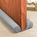 Raxon Innovation Multipurpose Raxon Innovation Door Seal Draught/Draft Guard/Gap Sealer Bottom Sealing Strip for Insects, Dust and Cooling (39 INCHES | Brown, 2)