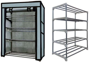 raxon world plastic shoe stand 4 shelves metal shoe stand
