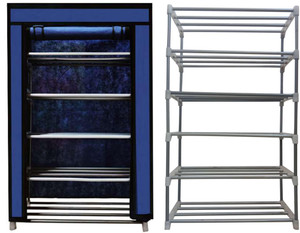 raxon world metal shoe stand blue5shelves metal shoe stand