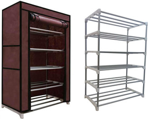 raxon world metal shoe standbrown5shelves metal shoe stand