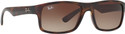Ray-Ban Gradient Rectangular Sunglasses 56 For Men