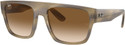 Ray-Ban Gradient Retro Square Sunglasses 57 For