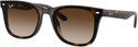 Ray-Ban Gradient Retro Square Sunglasses 65 For