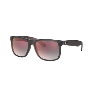 ray-ban gradient rectangular men39s sunglasses - 0rb4165606u05553grey color