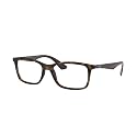 Ray-Ban Unisex Clear Lens Square Frames - 0RX7047