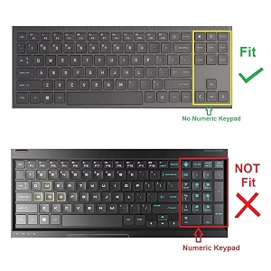 raya keyboard skin cover for hp omen 15 16 amp 17 gaming laptops transparent tpu