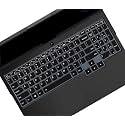 RAYA Silicone Keyboard Skin Cover for Lenovo LOQ | Lenovo Legion 5i / Slim 5i / Pro 5i | Lenovo Legion 7i / Pro 7i | Legion 9 15.6inch &amp; 16inch Gaming Laptops (Black Silicone)