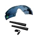 Raydi Polycarbonate Replacement Lenses &amp; Rubber Kits for Oakley Si Ballistic M Frame 2.0 Sunglasses