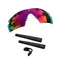 Raydi Polycarbonate Replacement Lenses & Rubber Kits for Oakley Si Ballistic M Frame 2.0 Sunglasses