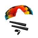 Raydi Polycarbonate Replacement Lenses &amp; Rubber Kits for Oakley Si Ballistic M Frame 2.0 Sunglasses