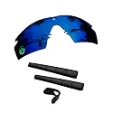 Raydi Polycarbonate Replacement Lenses &amp; Rubber Kits for Oakley Si Ballistic M Frame 2.0 Sunglasses