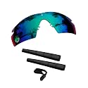 Raydi Polycarbonate Replacement Lenses &amp; Rubber Kits for Oakley Si Ballistic M Frame 2.0 Sunglasses