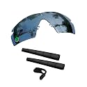 Raydi Polycarbonate Replacement Lenses &amp; Rubber Kits for Oakley Si Ballistic M Frame 2.0 Sunglasses