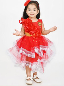 Rayhanfashion Girls Calf Length Festive Wedding Dress