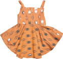 rayie collection Girls Midi/Knee Length Casual Dress (Yellow, Sleeveless)