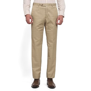 Raymond Contemporary Fit Dark Fawn Trouser for