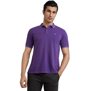 Raymond Contemporary Fit Pure Cotton Solid Pattern