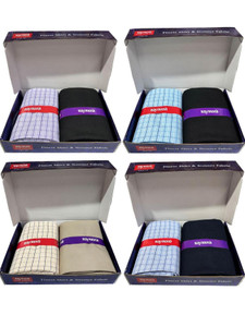 raymond cotton blend checkered shirt  trouser fabric